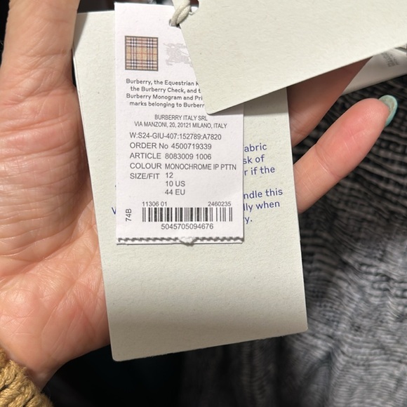 Warped Houndstooth Fringe Trim Wrap Skirt - Picture 10 of 10